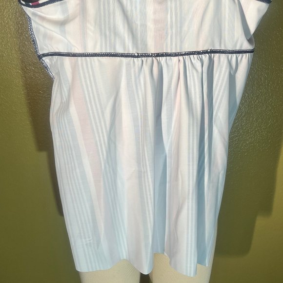 Women 2XL Size Tankini Stripe Printed Tank High Waist 2 Piece Swimsuits with Boy - Picture 6 of 15